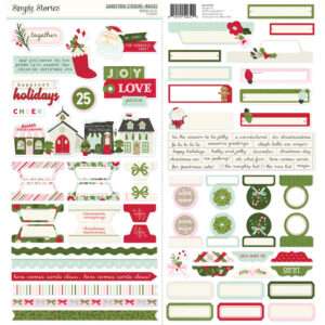Simple Stories - Kringle and Co. - Cardstock Stickers, Basics