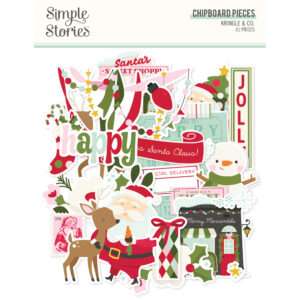 Simple Stories - Kringle and Co. - Chipboard Pieces