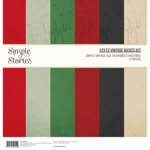 Simple Stories - Old-Fashioned Christmas - Basics Kit 12x12"