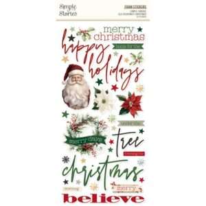 Simple Stories - Old-Fashioned Christmas - Foam Stickers - Image 2