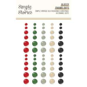 Simple Stories - Old-Fashioned Christmas - Glossy Enamel Dots