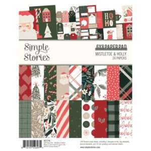Simple Stories - Mistletoe and Holly - 6x8" Paper Pad