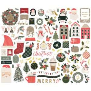 Simple Stories - Mistletoe and Holly - Bits & Pieces - Image 2