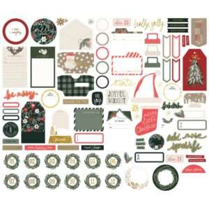 Simple Stories - Mistletoe and Holly - Journal Bits - Image 2