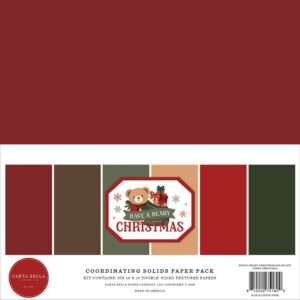 Carta Bella - Have A Beary Christmas - Solids Kit 12x12"
