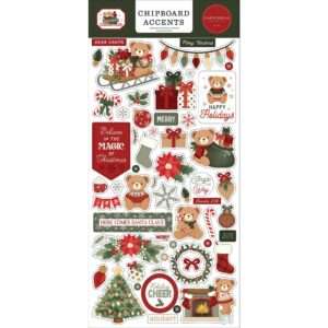 Carta Bella - Have A Beary Christmas - Chipboard Accents