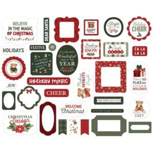 Carta Bella - Have A Beary Christmas - Ephemera - Image 2