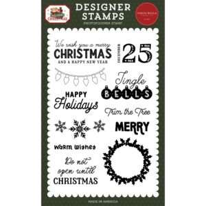 Carta Bella - Have A Beary Christmas - Stamp Set, Do Not Open