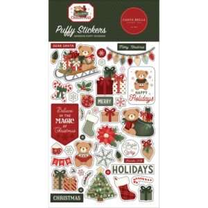 Carta Bella - Have A Beary Christmas - Puffy Stickers