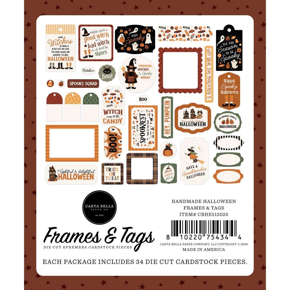 Carta Bella - Handmade Halloween - Frames & Tags - Image 2
