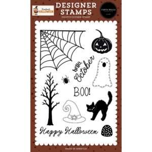 Carta Bella - Handmade Halloween - Stamp Set, Corner Spider Web