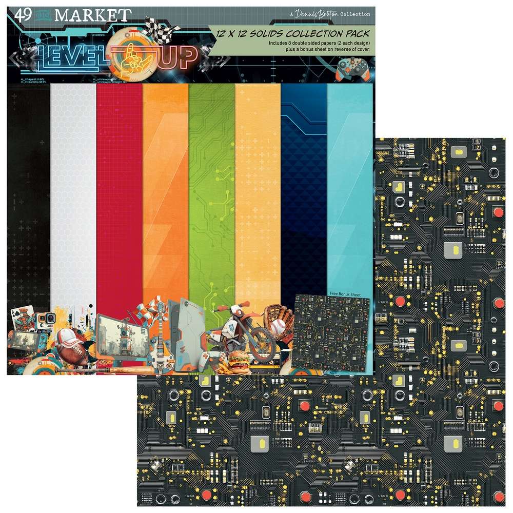 49 & Market - Level Up - 12x12 Solids Collection Pack - Image 2