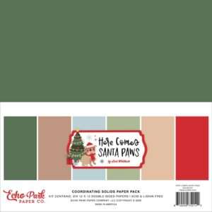 Echo Park - Here Comes Santa Paws - Solids Kit 12x12"