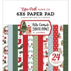Echo Park - Here Comes Santa Paws - 6x6 Paper Pad