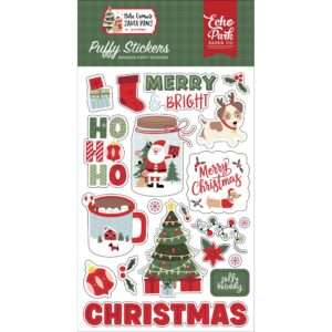 Echo Park - Here Comes Santa Paws - Puffy Stickers