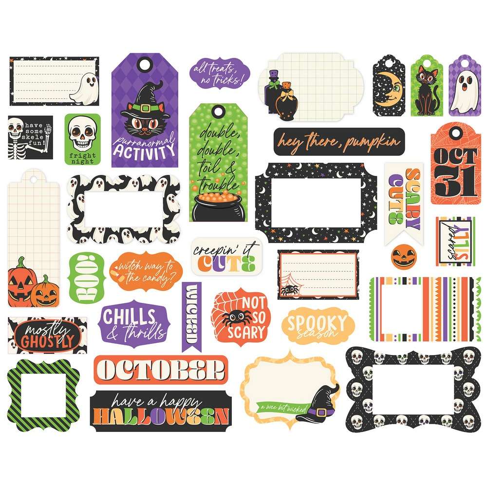Echo Park - Halloween Parade - Frames & Tags - Image 2