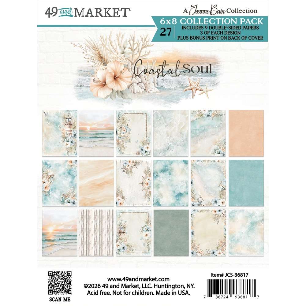 49 & Market - Coastal Soul - 6x8 Collection Pack