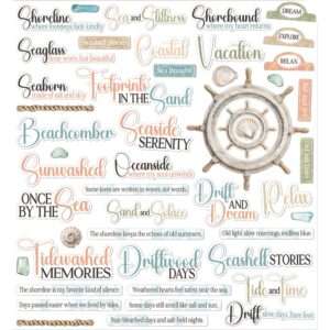 49 & Market - Coastal Soul - Chipboard Set - Image 2