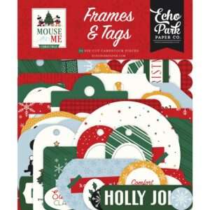 Echo Park - Mouse & Me Christmas - Frames & Tags