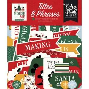 Echo Park - Mouse & Me Christmas - Titles & Phrases
