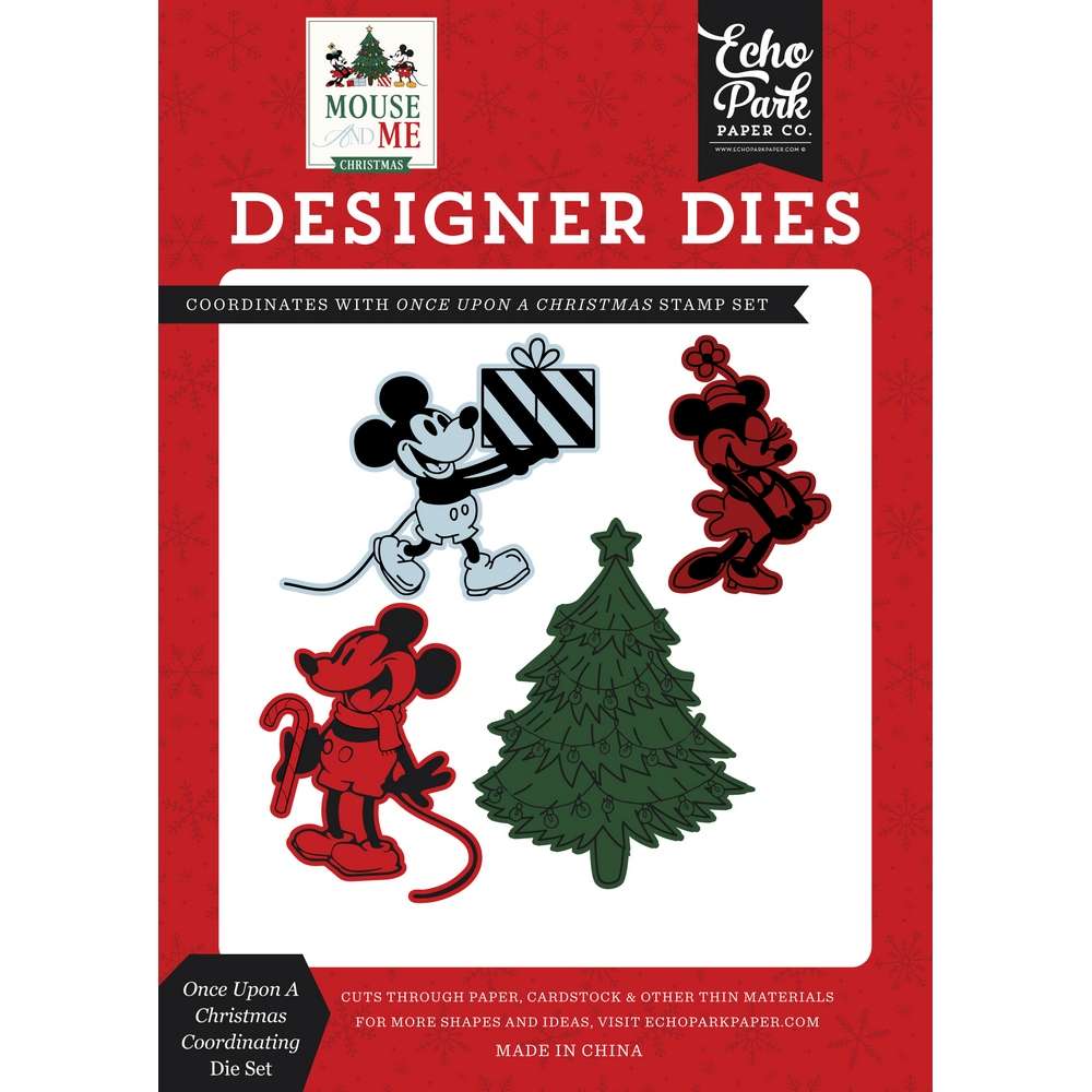 Echo Park - Mouse & Me Christmas - Once Upon A Christmas Coordinating Medium Die Set