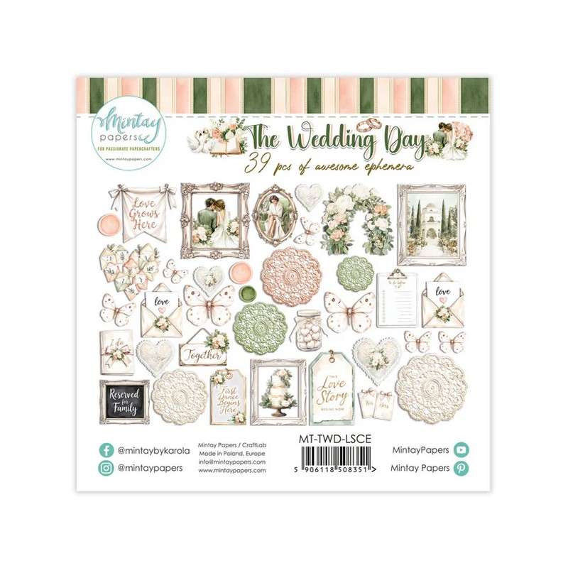 Mintay - The Wedding Day - Ephemera Pack - Image 2