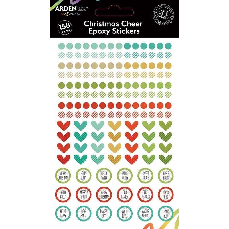 Arden Creative Studio - Christmas Cheer - Epoxy Stickers