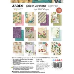 Arden Creative Studio - Garden Chronicles - 6x8" Paper Pad