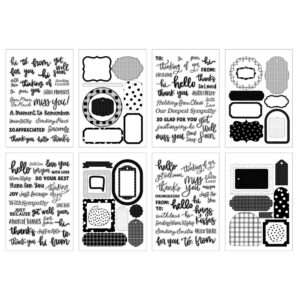 Echo Park - Essentials Sticker Book - Everyday Phrases - Image 2