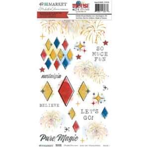 49 & Market - Mouse & Co - Rub-on Transfer Set, Blendable