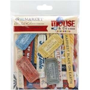 49 & Market - Mouse & Co - Chipboard Set