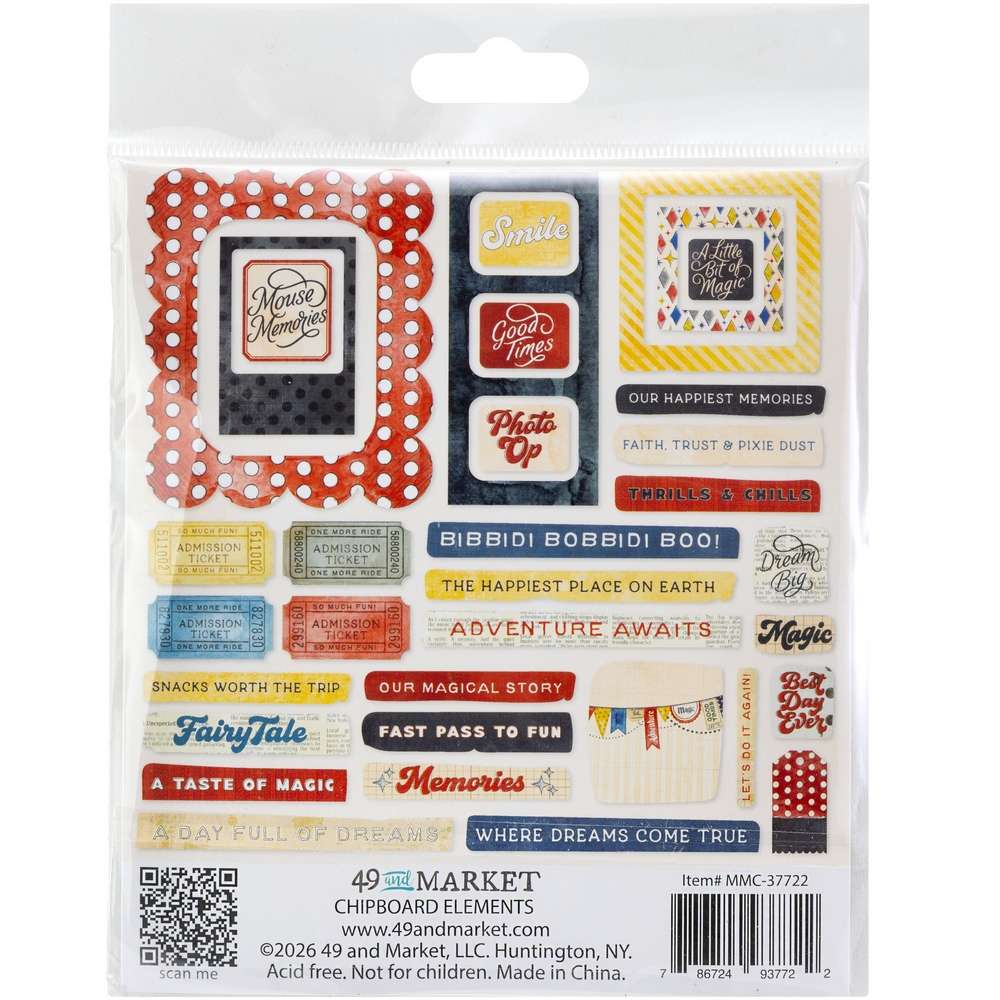 49 & Market - Mouse & Co - Chipboard Set - Image 2