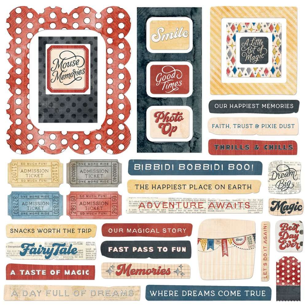 49 & Market - Mouse & Co - Chipboard Set - Image 3