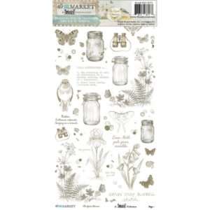 49 & Market - The Quiet Observer - Rub-on Transfer Set, Essential