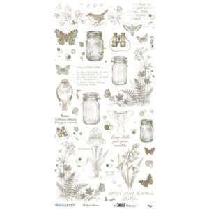 49 & Market - The Quiet Observer - Rub-on Transfer Set, Essential - Image 2
