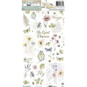49 & Market - The Quiet Observer - Rub-on Transfer Set, Blendable