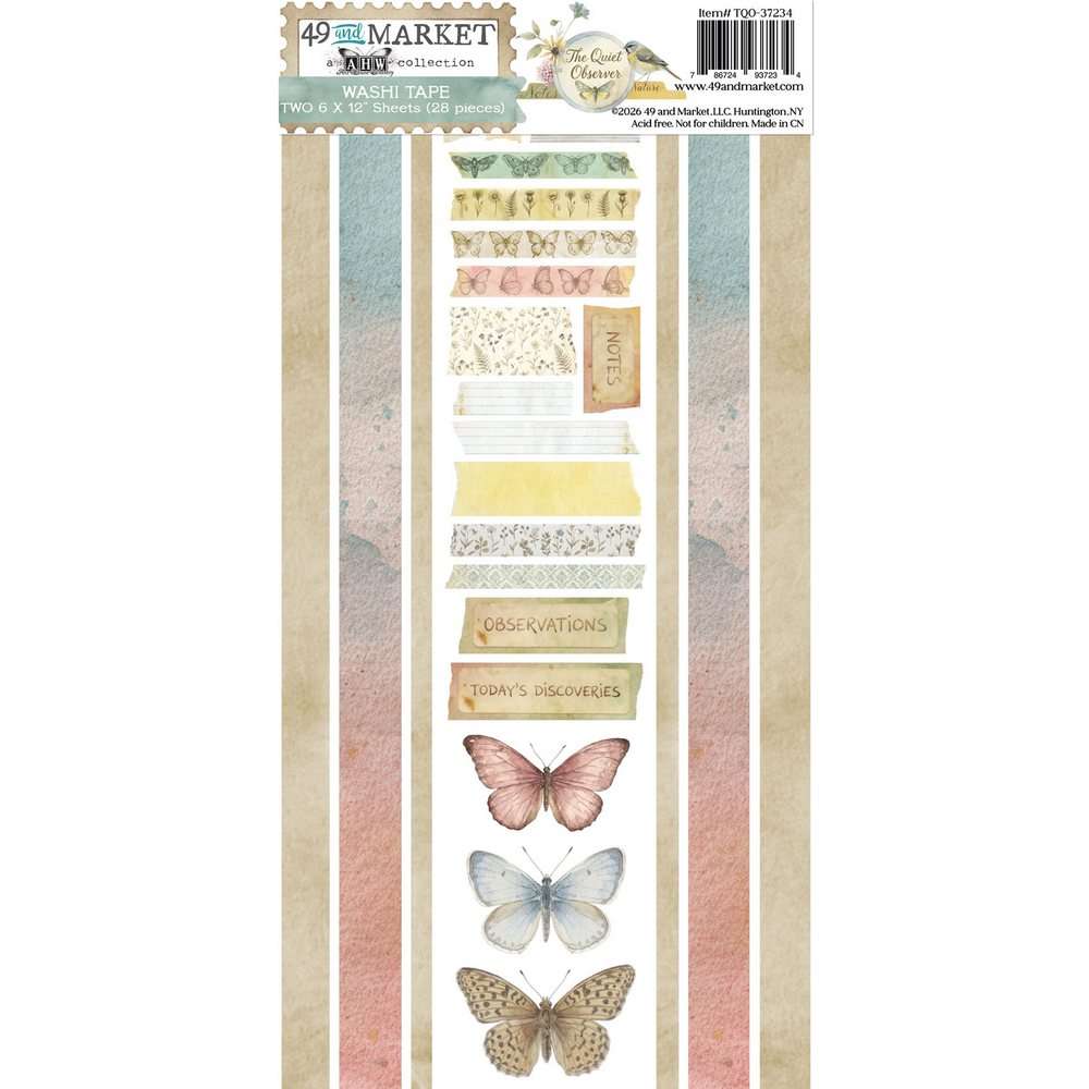 49 & Market - The Quiet Observer - Washi Sheets