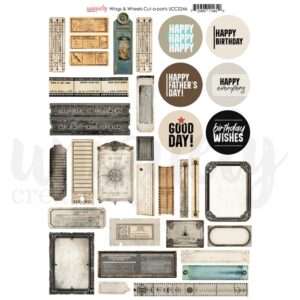 Uniquely Creative - Wings & Wheels - Cut-a-Part Sheet