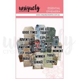 Uniquely Creative - Wings & Wheels - Grunge Tags & Titles