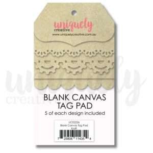 Uniquely Creative - Wings & Wheels - Blank Canvas Tag Pad, Kraft