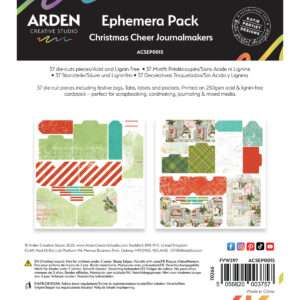 Arden Creative Studio - Christmas Cheer - Journal Makers Ephemera Pack