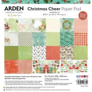 Arden Creative Studio - Christmas Cheer - Paper Pad 12x12"