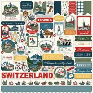 Carta Bella - Switzerland - Collection Kit 12x12" - Image 2