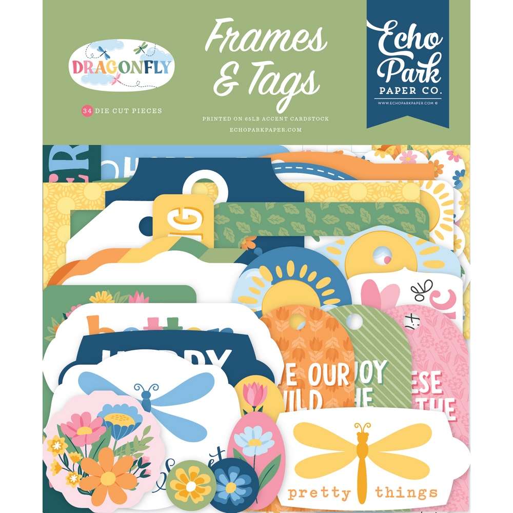 Echo Park - Dragonfly - Frames & Tags