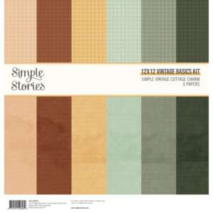 Simple Stories - Cottage Charm - Basics Kit 12x12"