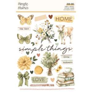 Simple Stories - Cottage Charm - Rub Ons