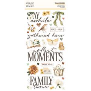Simple Stories - Cottage Charm - Foam Stickers