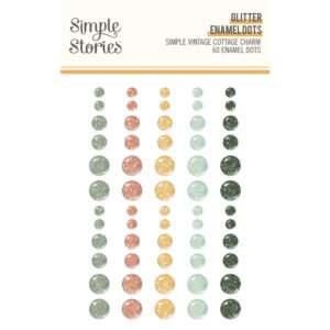 Simple Stories - Cottage Charm - Enamel Dots