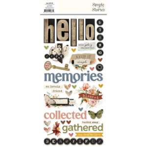 Simple Stories - Trunk Show - Foam Stickers - Image 2