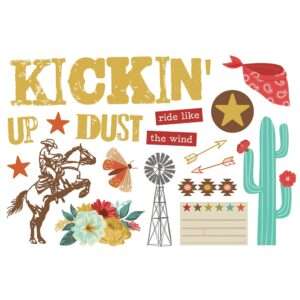Simple Stories - Country Roads Cowboy - Page Pieces - Image 2